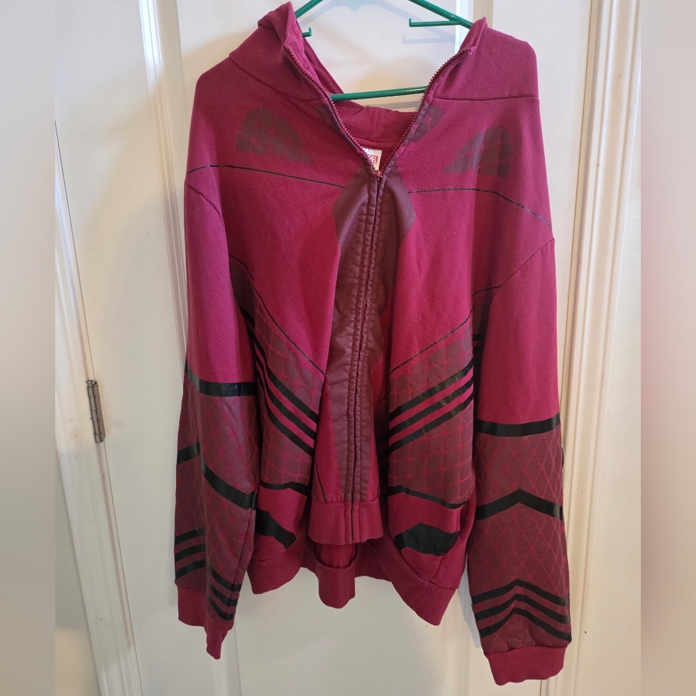 Disney Marvel Scarlet‎ Witch Adult Zipper Hoodie Medium 1x Used